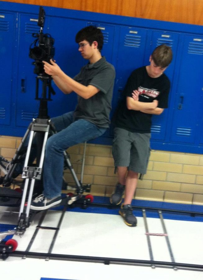Working on the student film Nick and the Neer-Do-Wells last year.