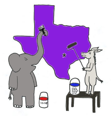 Turning Texas purple