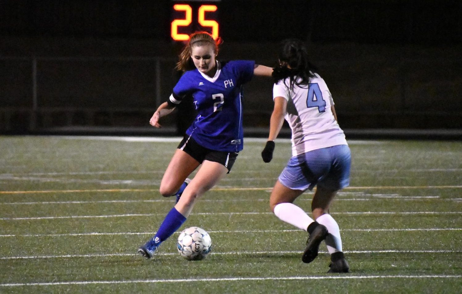 Gillespie had a stellar season capping a sensational career. She joined the 40-40 club and earned district most valuable player honors. Photo by Bella Russo.