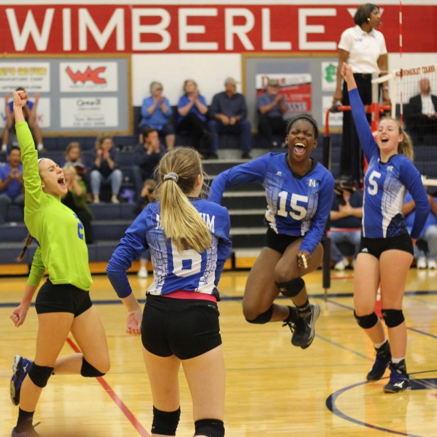 Senior Madison Olsen won a Sweepstakes Award in sports photography for her Oct. 30 photo “Point Taken,” which depicted 2017 volleyball players celebrating after scoring a point in their bi-district playoff match against Kerrville Tivy in Wimberley. “This photo captures the moment perfectly,” the judges said. “Volleyball players are so expressive after every point. That makes the sport so fun to photograph. This point seems even more consequential than normal ones because of the emotions on the players’ faces. Congratulations to the photographer for not just sticking with the action of the individual plays, but watching what happens afterward.”