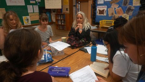 On Ramps is a rhetoric-based junior English class that is more focused on writing, rather than reading literature like other English classes. It also offers UT credit, and the students get taught by English teacher Ms. Adamson and a UT professor. "UT's year is done, so were done with the On-Ramps part of it, and we're working on our final project for the class which is just reading a book and writing a report on it," junior Skel Gracie said.  