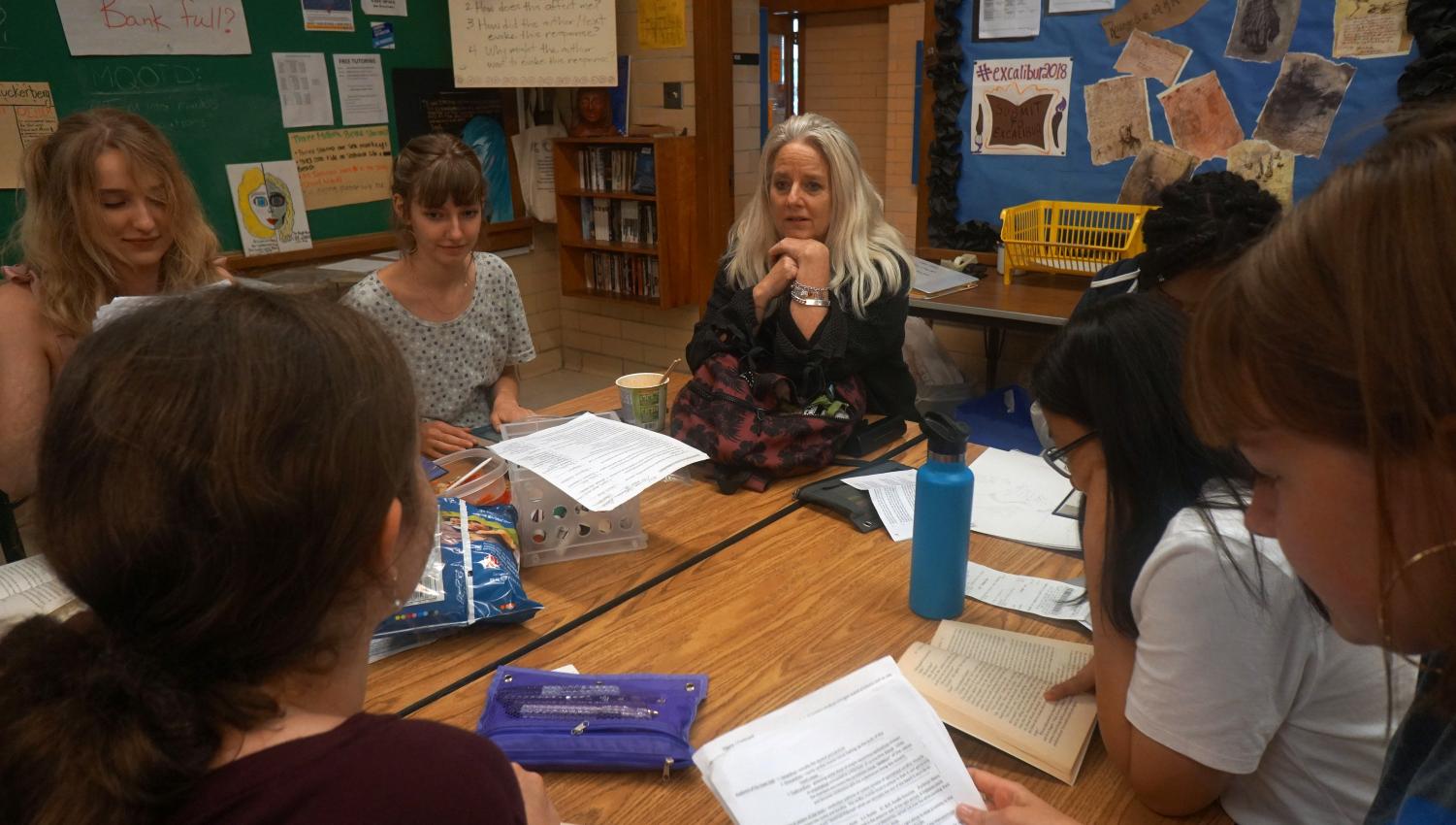 On Ramps is a rhetoric-based junior English class that is more focused on writing, rather than reading literature like other English classes. It also offers UT credit, and the students get taught by English teacher Ms. Adamson and a UT professor.