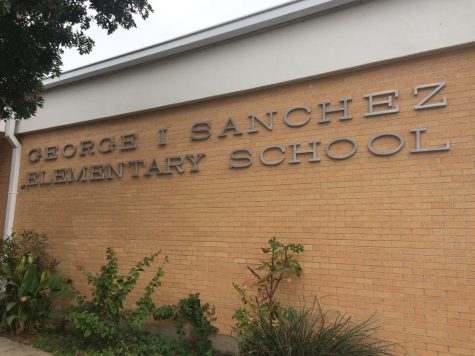 Sanchez Elementary is another East Austin school that has a large number of native Spanish-speaking students. Schools like Sanchez used to be much more common, but because of gentrification many of the minority and lower-income families have had to move to nearby cities. Photo by Andrew Klager.
