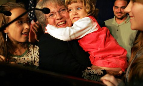 Carole Keeton holds her granddaughter, Anna McClellan (who happens to have the byline for this article), and is surrounded by her other granddaughters, Kathryn and Michelle McClellan, as she gives her concession speech for the gubernatorial race on Nov. 7, 2006. Although, she lost the race, having her family there made it one of the highlights of her political career. The [best] moments are the moments when the family is all there. And they’re there in good times, and they’re there in the tough times. 