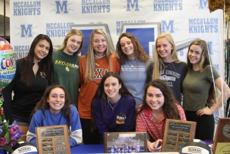 THE SQUAD: Wiley was joined by her teammates of the 2018-19 varsity volleyball team at the ceremony. Photo by Selena De Jesus