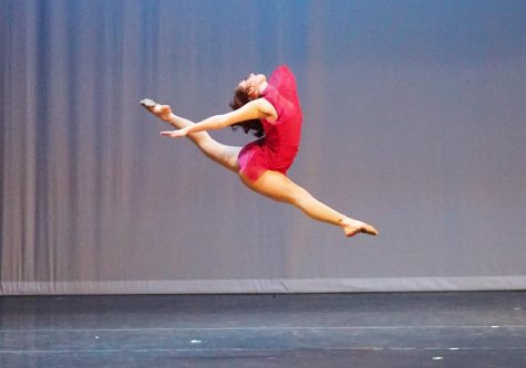 Sophia Salo performs her farewell solo at the Blue Brigade spring show , At the Movies, on Saturday April 13.