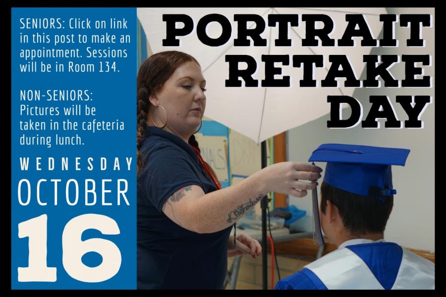 Portrait+retakes+for+all+students+and+teachers+will+take+place+on+campus+on+Wednesday%2C+Oct.+16.