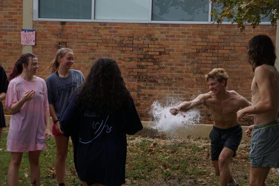 LIVE STREAMING: The penultimate day of Pink Week was filled with fun and fundraising in the courtyard as the PALS were pelted with water in increasingly creative ways as lunchtime progressed. Snowcone sales were brisk as the line was often four of five customers deep. All funds raised support the @bcrcoftx. Photo by Ella Irwin.