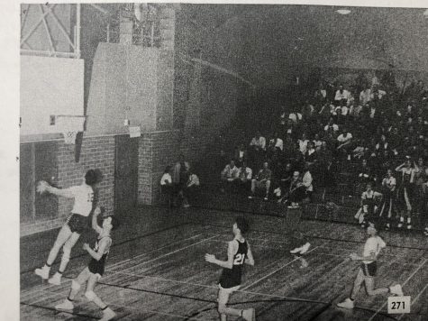 Jay Arnette scored two points against rival Austin High. File photo from 1956 Knight.
