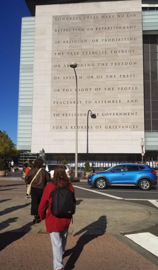 While in Washington DC for a national journalism conference this Thanksgiving break, Macjournalism students visited the Newseum, a museum that highlighted the importance of journalism in world history.