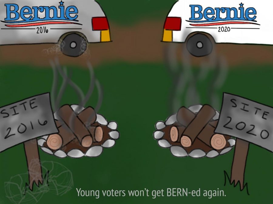 Sanders again wont be the Democratic nominee after once again surrendering the nomination to a veteran moderate Democrat. He has remained on the ballot in states with future primaries in order to earn delegates to influence the partys platform moving forward. Illustration by Anna McClellan.