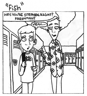 In this weeks installment of Fish, Stephen finds a mentor or does he?