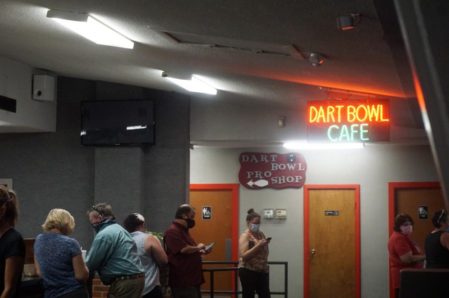 THE LAST ENCHILADA: As pins knock to the polished wood floor and the cafe kitchen bustles with business, the cafe line beside the arcade games grows longer and longer. Although the wait for food was long, the legacy of this old school bowling alley will surely be longer.