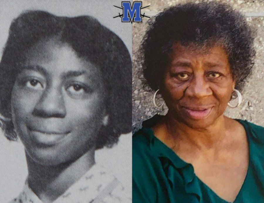Described as courteous and soft-spoken in her high school days (left), Margie Hendricks Bedford gracefully carried the burden of bringing integration to Mac. As an adult (left), she made a positive impact on the Del Valle schools as a parent volunteer and on the Austin schools by teaching parenting classes.