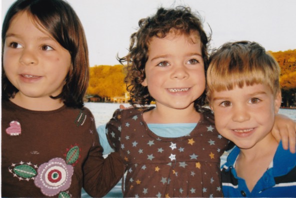 Bridget, Bella and Will, age 4, play at Ski Shores. When the triplets were younger, all three triplets thought their name was Bridget, because that was who was always getting in trouble.
“It was because that was the name that they heard most,” said Melissa, ”We were constantly telling Bridget, ‘No.’ It was the funniest story.”