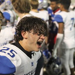 Senior captain Tino Rodreguez yells agressivly to try to spark some like into the team.