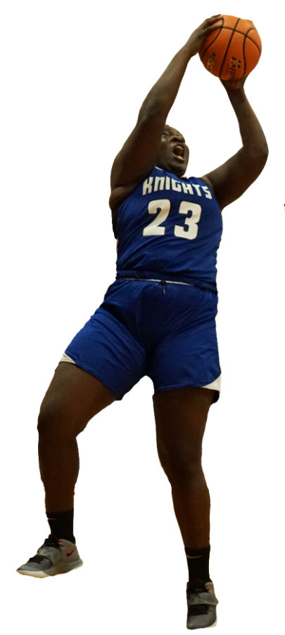 Tracy Atoo shoots a contested layup against Anderson on Dec. 10, 2021.
