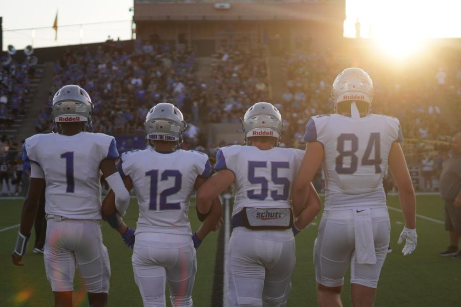 A LEARNING EXPERIENCE: For senior Jack Stites, walking across the field as one of four captains during Thursday's game couldn't be more rewarding. “It feels like a lot of hard work paid off,” Stites said. “I've spent a lot of time over the past three years preparing for this.” Before every football game, the chosen team captains for that game participate in the coin toss. The toss determines who kicks off and which side of the field the Knights will take first. Despite Thursday's loss,  Stites says there is nothing to do but learn from it. “We’re a young team,” Stites said. “We knew we would have to take this as a learning experience.”