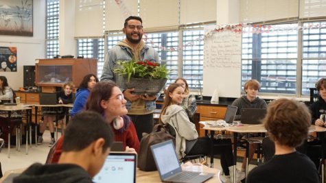 On Friday Dec. 16, advanced and AP biology teacher Gabriel Adame was honored as the 2023 Teacher of the Year. He was honored by principal Nicole Griffith and the assistant principals, as well as his fifth period students who were present for the surprise announcement. 
