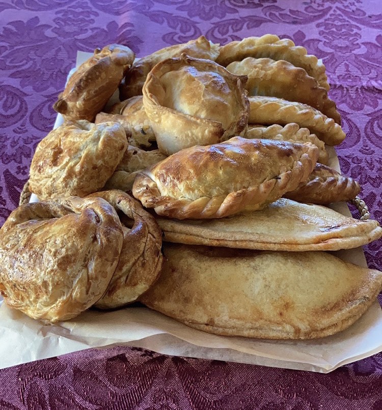 Freshly made empanadas by junior Clara Hopkins. Hopkins family recipe dates back to her great-grandparents and today, the dish connects her extended family spread from Argentina to France.