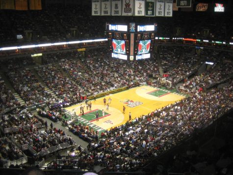 Our intrepid sports columnist predicts that the 2023 Finals will be a rematch of the 2021 Finals in which the Milwaukee Bucks bested the Phoenix Suns for the title. Despite the fact that the Suns have added two-time NBA champion Kevin Durant, the Bucks are the pick to win as they did in 2021. Photo accessed from the Flickr account of Jeramey Jannene. Reposted here with permission under a creative commons license.