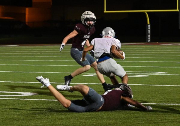 Junior wide receiver Mark Sanchez 40-yard reception late in the live scrimmage Thursday night might not have produced any points, but it did produce excitement about what the Knight offense might be able to do in games that count.