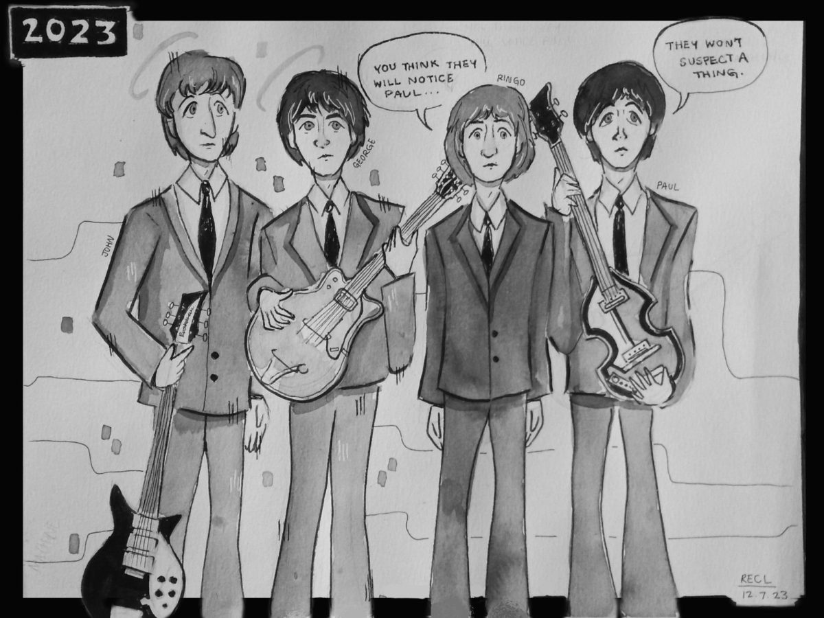 Ruby Cerda Beatles Editorial Cartoon