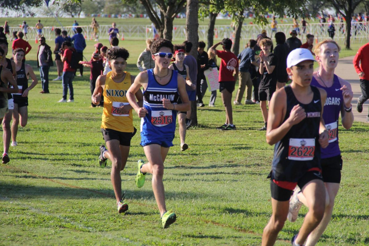 Senior+David+Herring+races+at+the+state+cross-country+meet+on+Dec.+3.+At+the+meet%2C+he+established+a+new+personal+record+%28PR%29+with+a+time+of+16%3A28%2C+placing+51st+out+of+about+150+runners.+%E2%80%9CIt+was+good+%5Bto+make+a+PR%5D%2C%E2%80%9D+Herring+said%2C+%E2%80%9Cespecially+on+that+course.+It%E2%80%99s+just+so+hard+%E2%80%94+so+many+hills%2C+so+many+ups+and+downs.+I+put+that+effort+in%2C+on+a+course+that+historically%2C+I+haven%E2%80%99t+run+that+well+on.%E2%80%9D