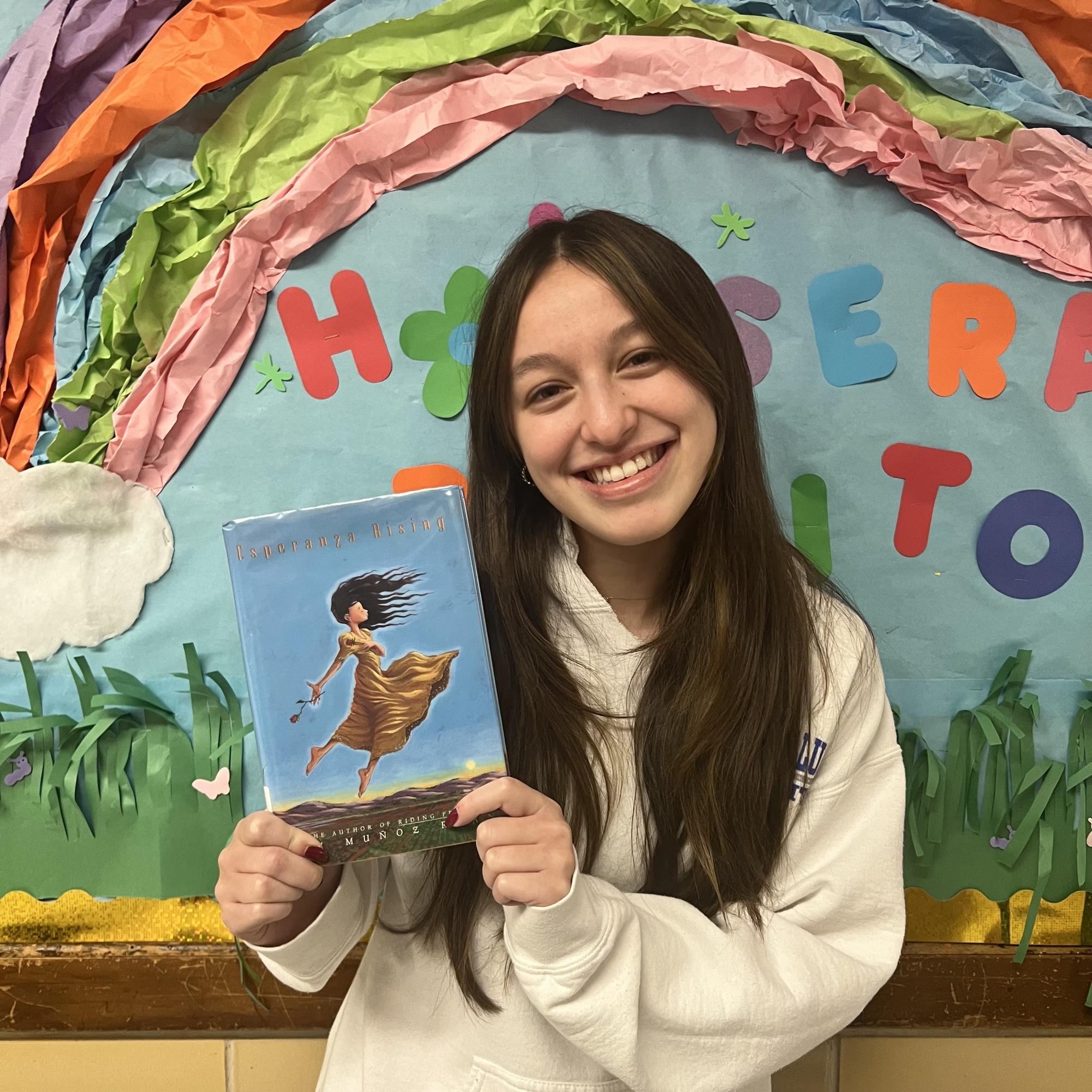 Senior Bella Gonzales connected with Pam Muñoz Ryans Esperanza Rising because the immigration experience of the novels central character was similar to that of Gonzaless grandmother.