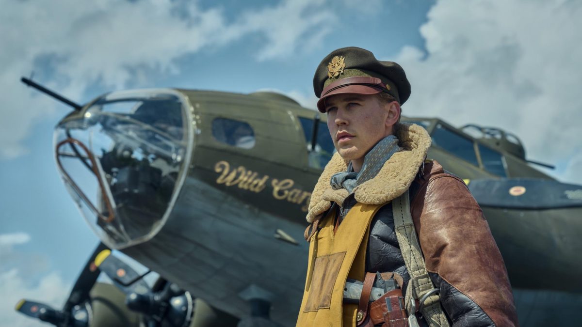 After his striking performance as Elvis, Austin Butler recaptures the screen as the brave Major Gale “Buck” Cleven. Apple TV image reposted here under the doctrine of fair use.