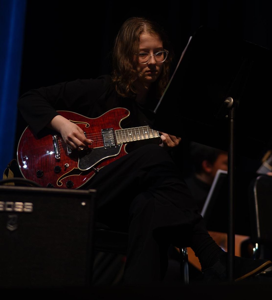 Meredith Grotevant performs at the final spring Guitar Concert in the McCallum Arts Center on May 16.