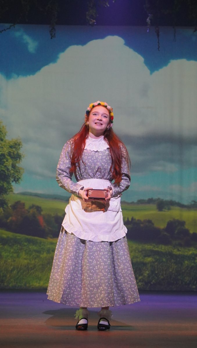 Sophomore Delilah Grad performs her solo, "Everlasting" at the opening of Tuck Everlasting. For Grad, this song is one of her favorite moments in the show because of the emotions she feels when performing it. 
"My last song, Everlasting, into the ballet at the end just hits me right in the heart every time," Grad said."It makes me so happy and sad and everything in between and I love it."