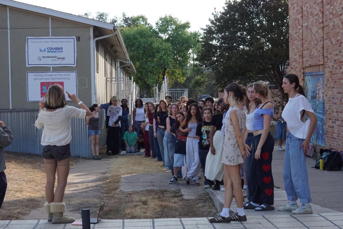 Models lined up at callbacks on Oct 22, 2024 waiting for their turn to audition. 
