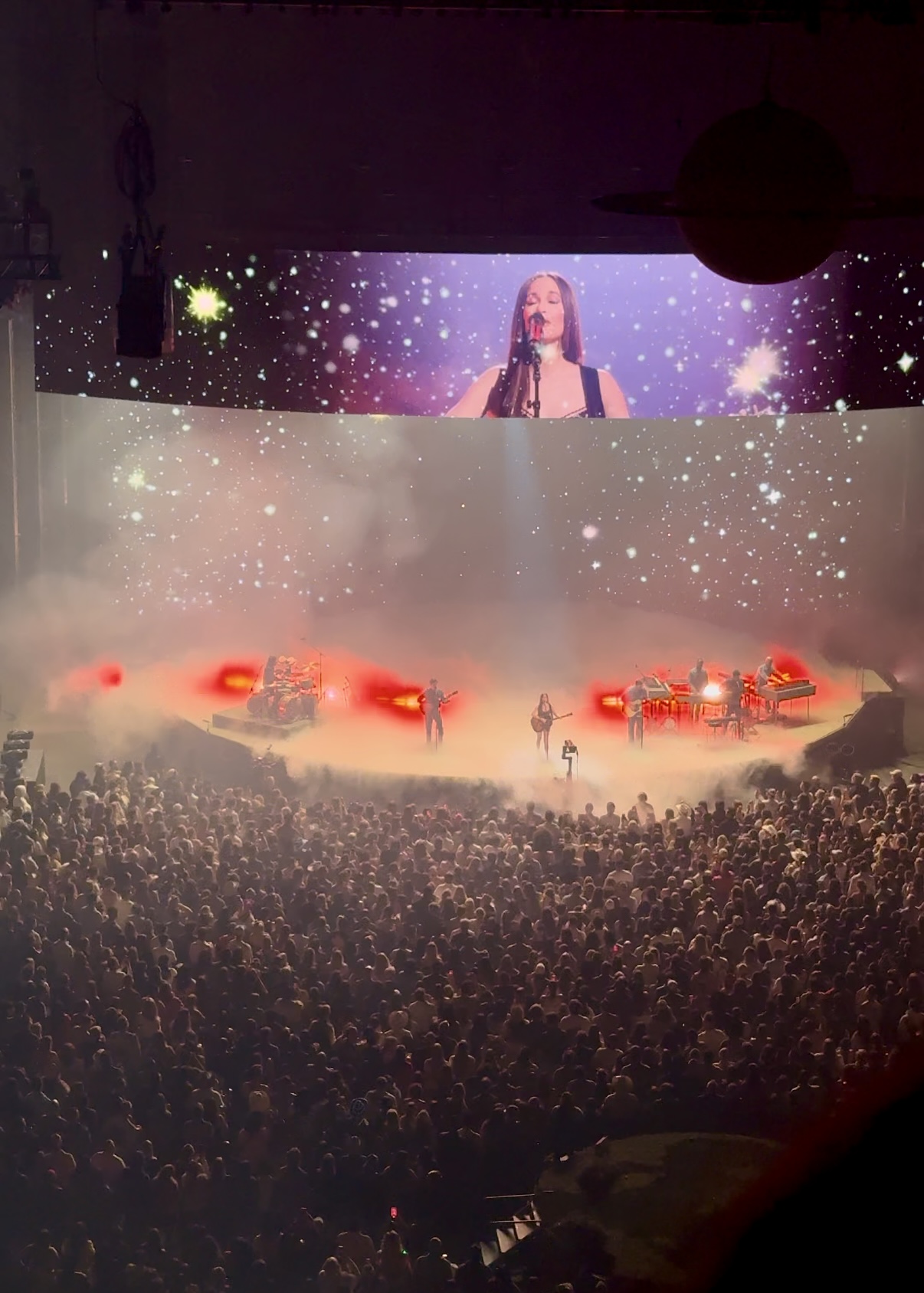 Kacey Musgraves performed at the Moody Center on Nov. 26 and 27, selling out both nights. Her concert was very visually appealing, with a variety of colorful lights and eye-catching backdrops.