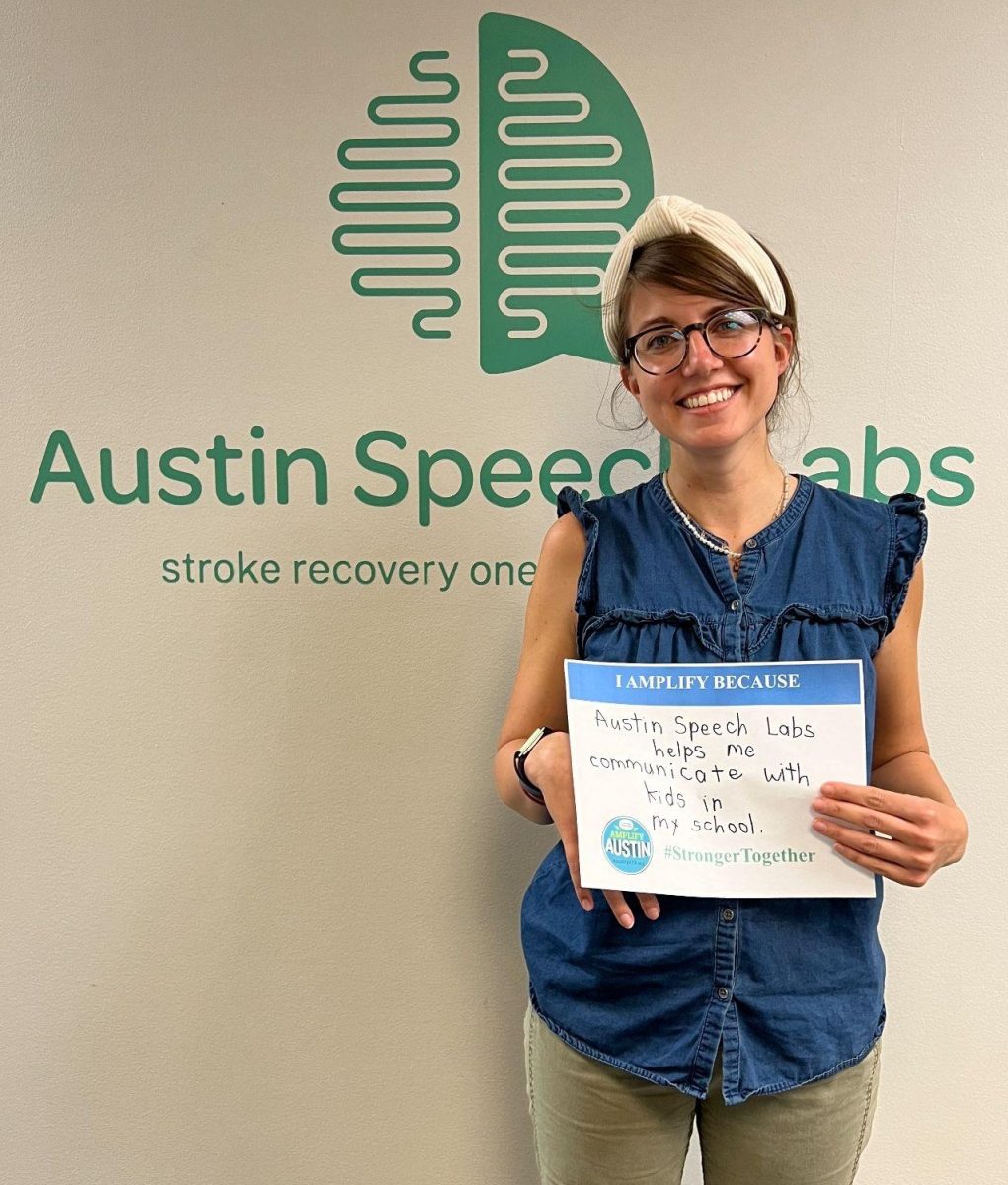 Haley began speech therapy with Austin Speech Labs in August of 2019, where she spent three hours a day, five days a week, relearning to read and write letter by letter, and word by word.  Photo courtesy of courtesy of Haley Piotorski.