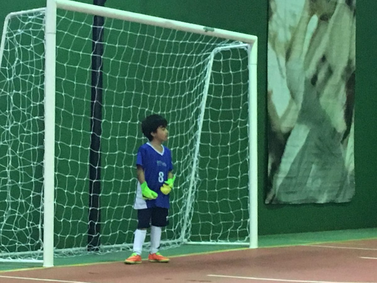 Rafael Kubala plays soccer as a goalkeeper in Sao Paulo. Soccer has always been a part of Kubala's life and he has grown up playing it. Now he plays for the varsity team at McCallum. Photo courtesy of Kubala.