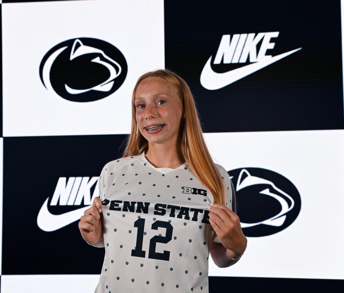Junior Ellie Wiseman's photo from her official visit at Penn State University. 