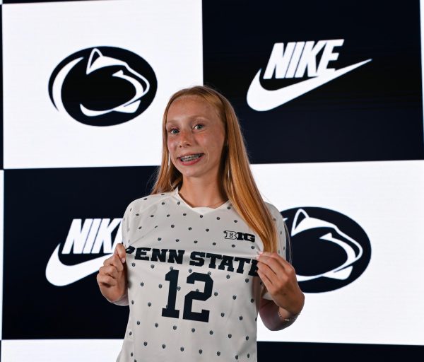 Junior Ellie Wiseman's photo from her official visit at Penn State University. 
