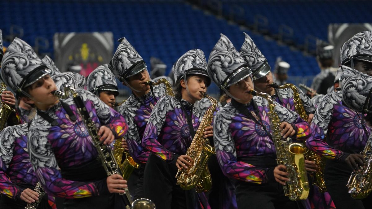 The Mac Band at the 5A State finals.