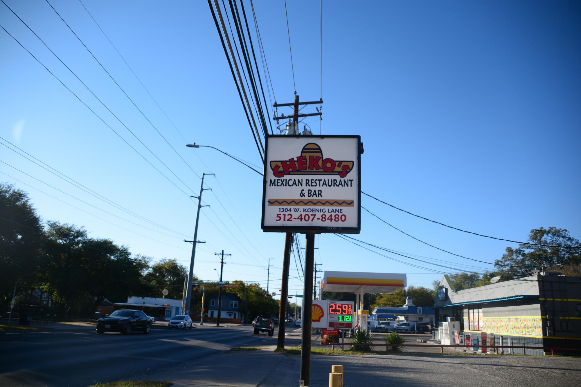 Cheko's is on Koenig across from McCallum, inviting students and teachers to eat lunch there.
