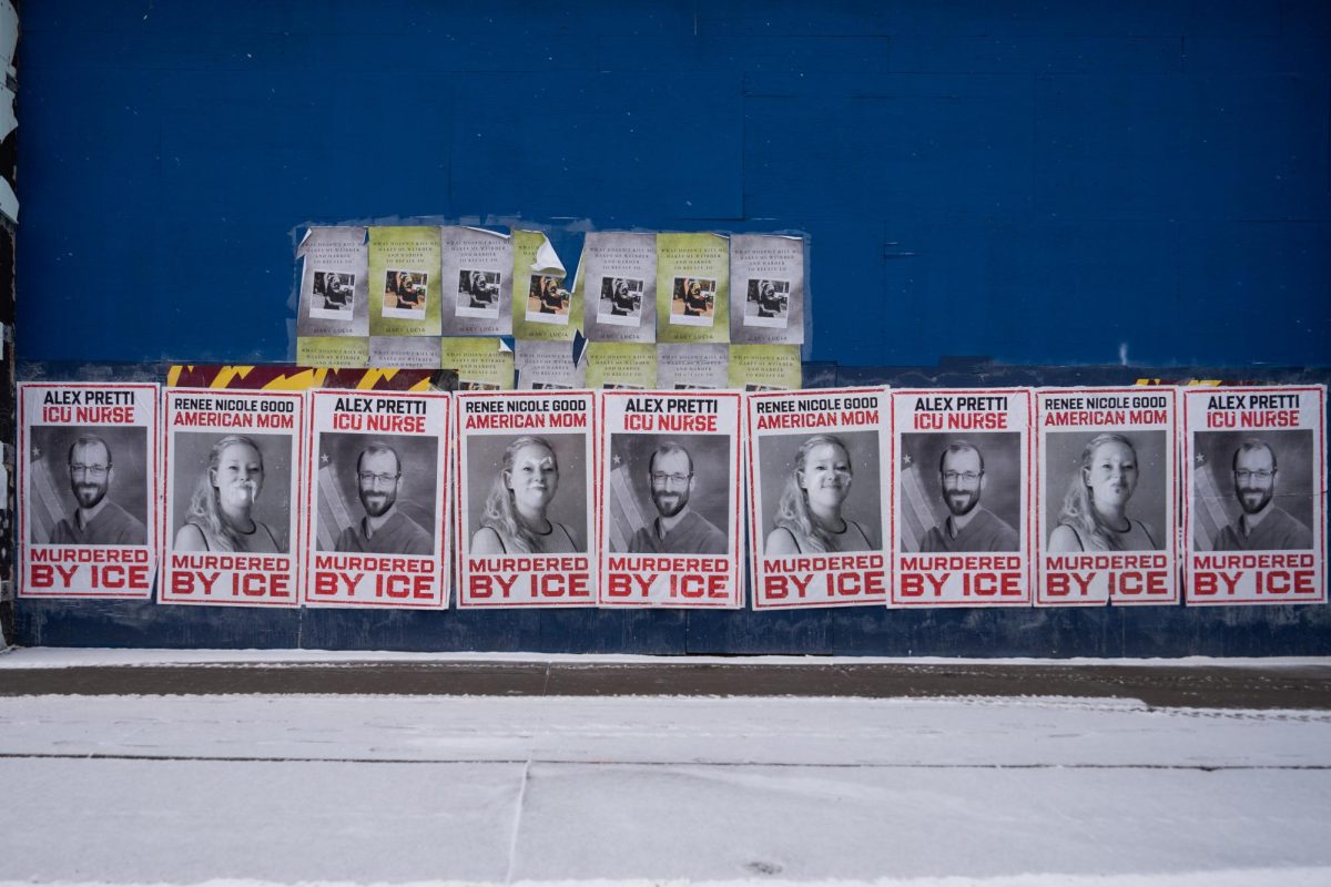 Posters depicting Alex Pretti and Renee Good are plastered around Minneapolis to spread awareness. Photo accessed by creative commons license on Flickr through the account of Chad Davis.