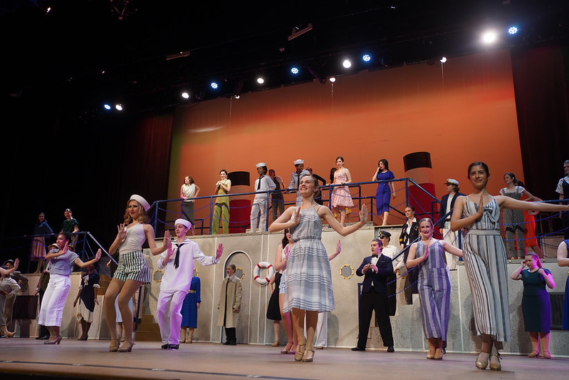 Dance number from "Anything Goes" show on Feb 26.
