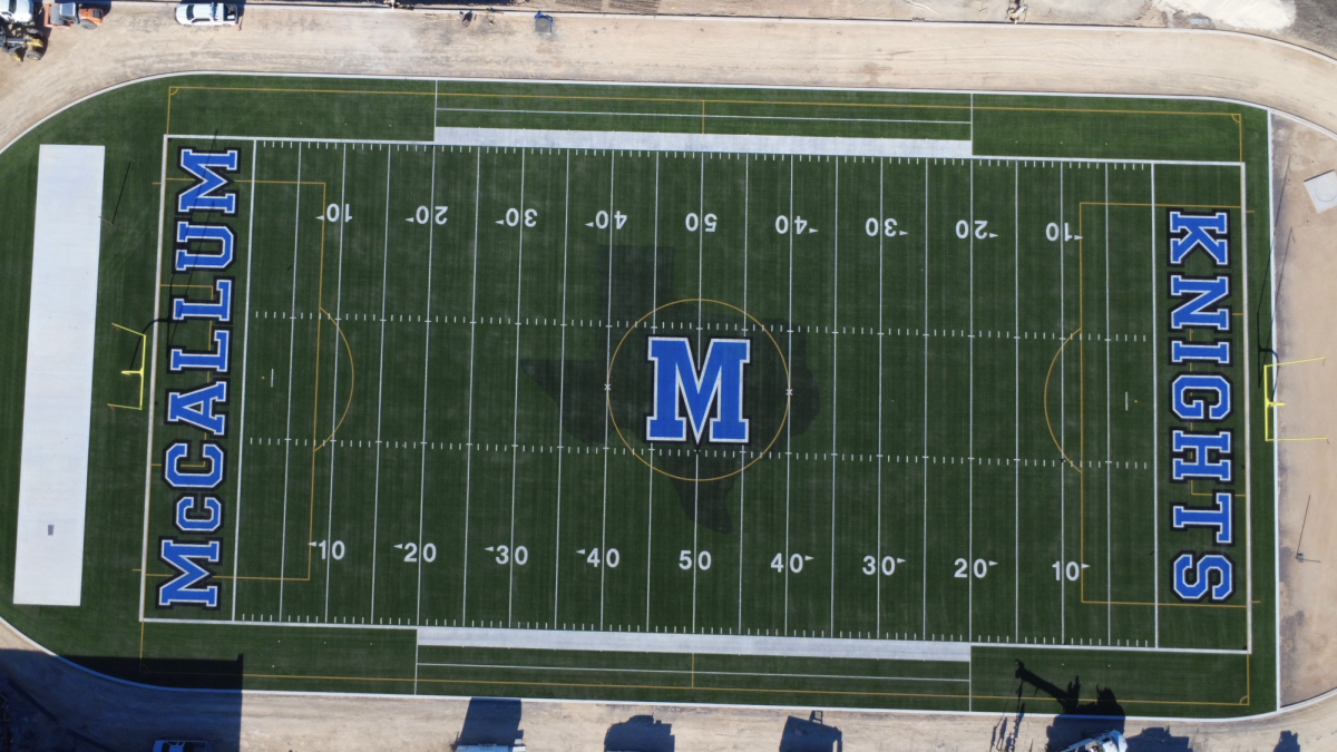 Photo of field and track under construction. Updated Feb 26, 2026