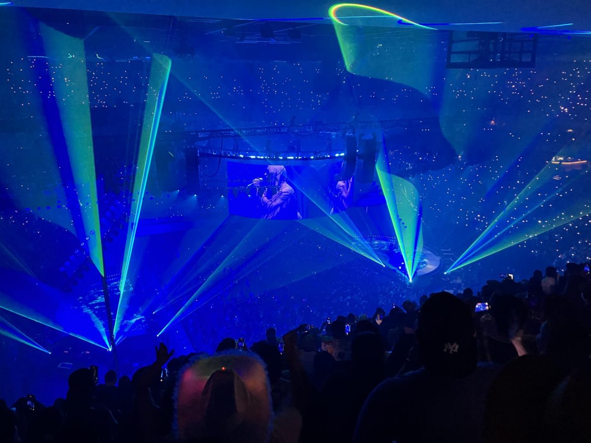 Bad Bunny cantó al Moody Center el 26 de abríl de 2024 en su "Most Wanted" tour.