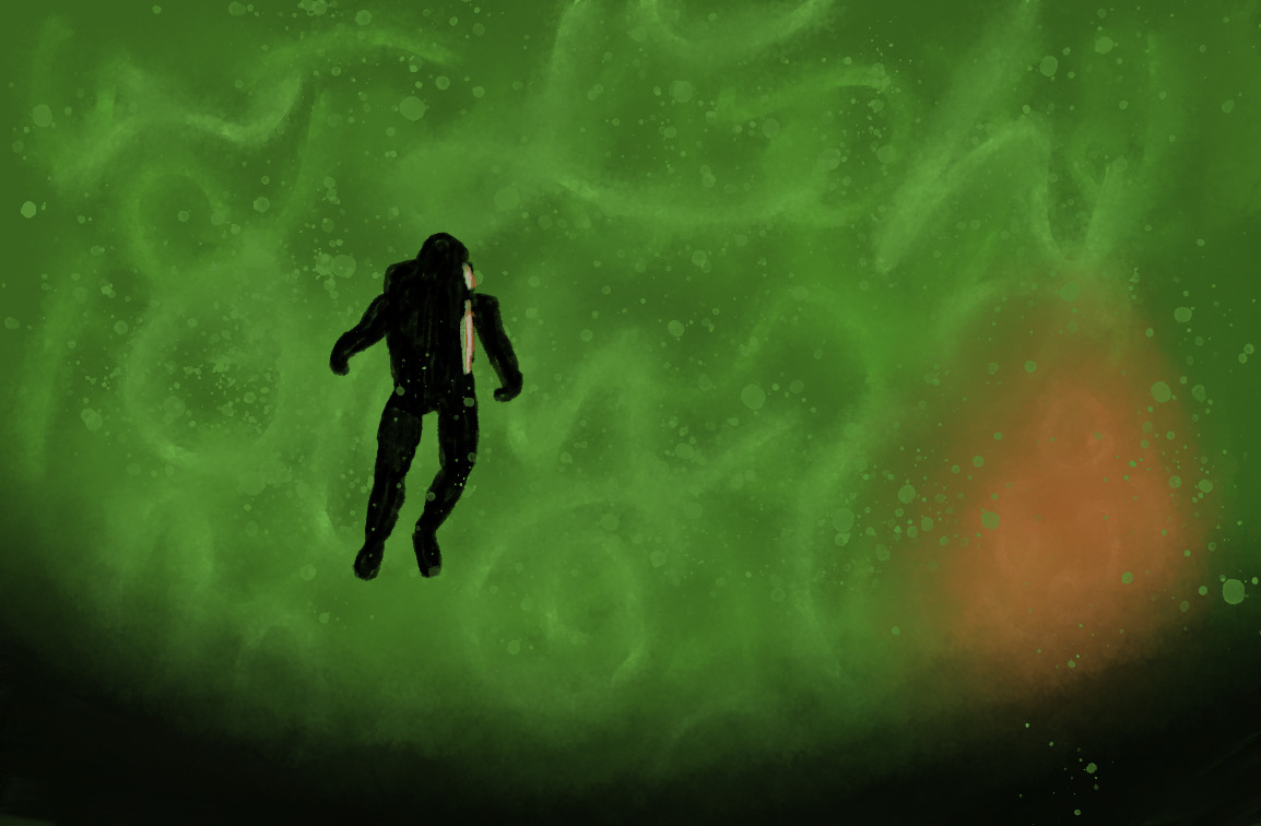 Graphic showing a planet along with Grace from "Project Hail Mary"